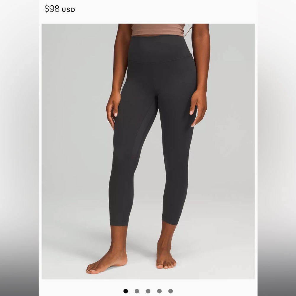 Lululemon align leggings 23” graphite grey